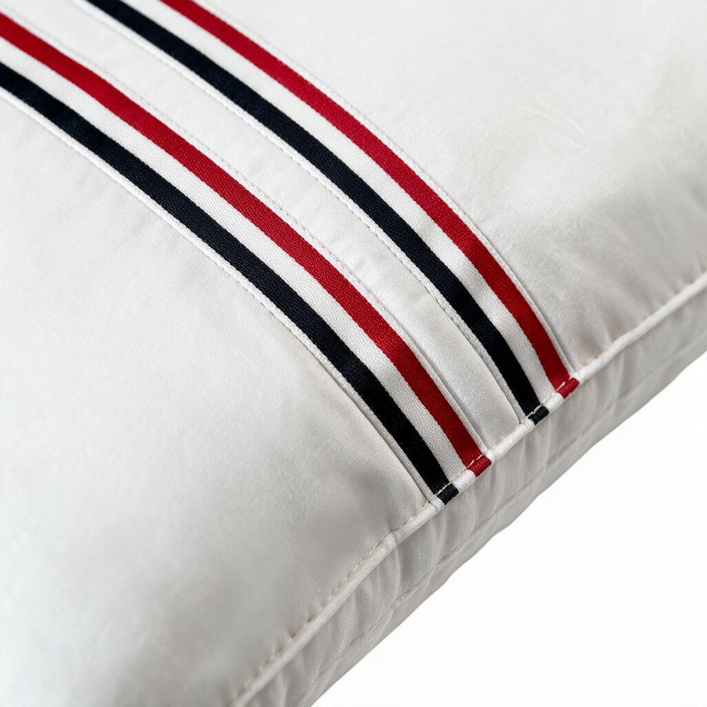 Tricolor Stripe Pillow